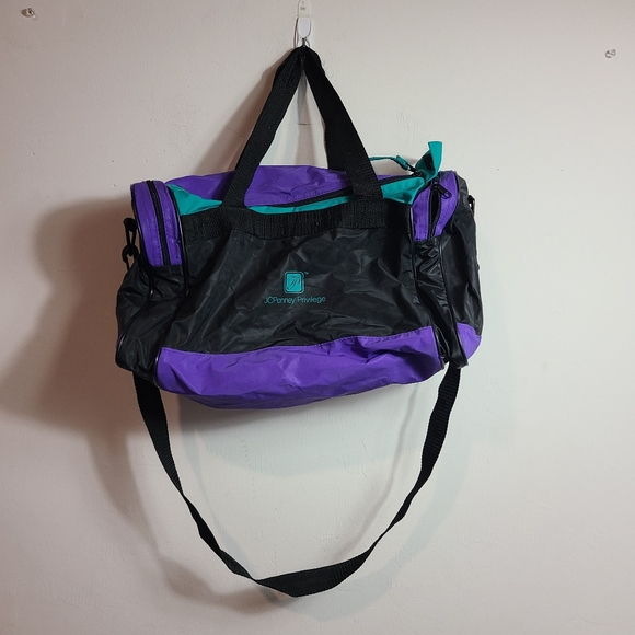 Vintage 90's JCPenney Privilege Small Duffel Bag! - Picture 1 of 4